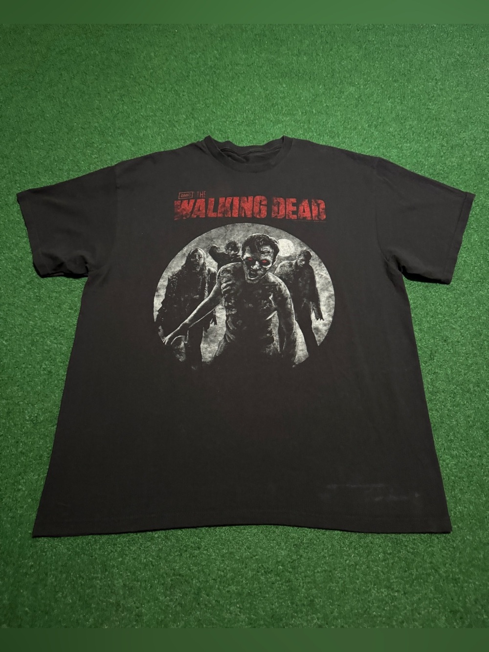The Walking Dead Zombie T Shirt Large Amc Halloween Grunge